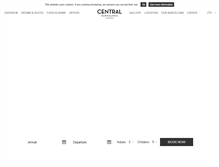 Tablet Screenshot of grandhotelcentral.com